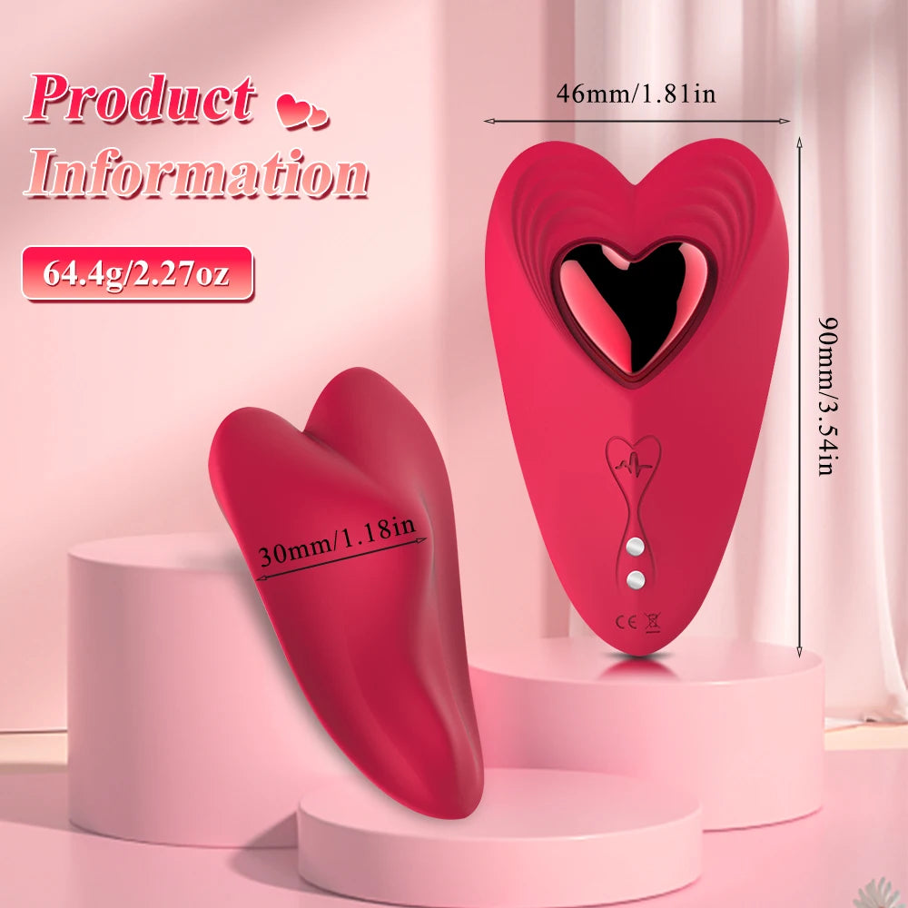 ❤️ Heartbeat Hidden Pleasure Wearable Panty Vibrator ❤️