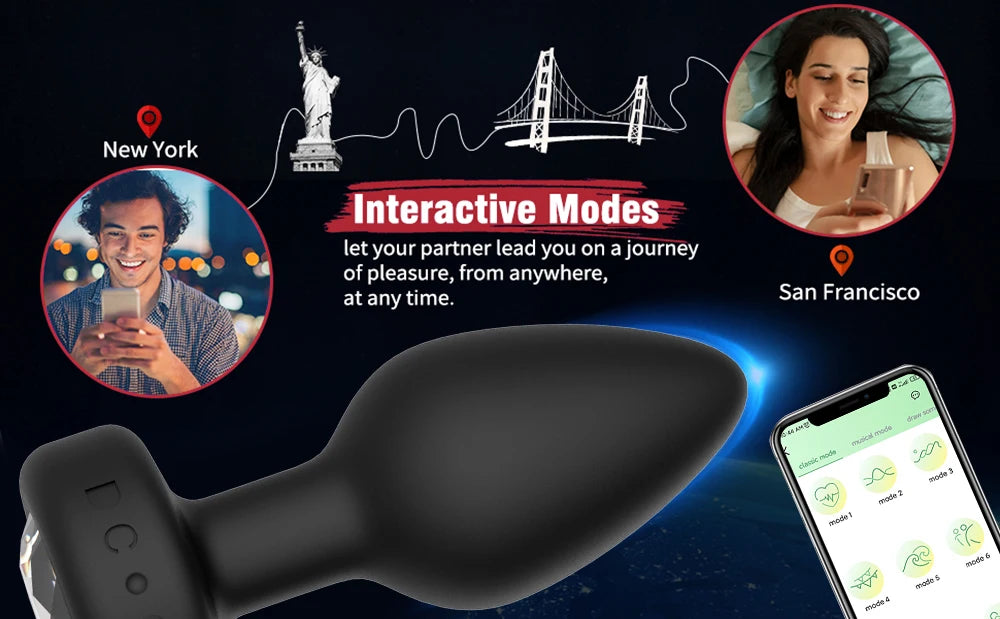 VibeMax: Bluetooth Remote Control Anal Vibrator 10 Modes of Prostate LUXURIOUS CHARM VibeMax: Bluetooth Remote Control Anal Vibrator 10 Modes of Prostate LUXURIOUS CHARM